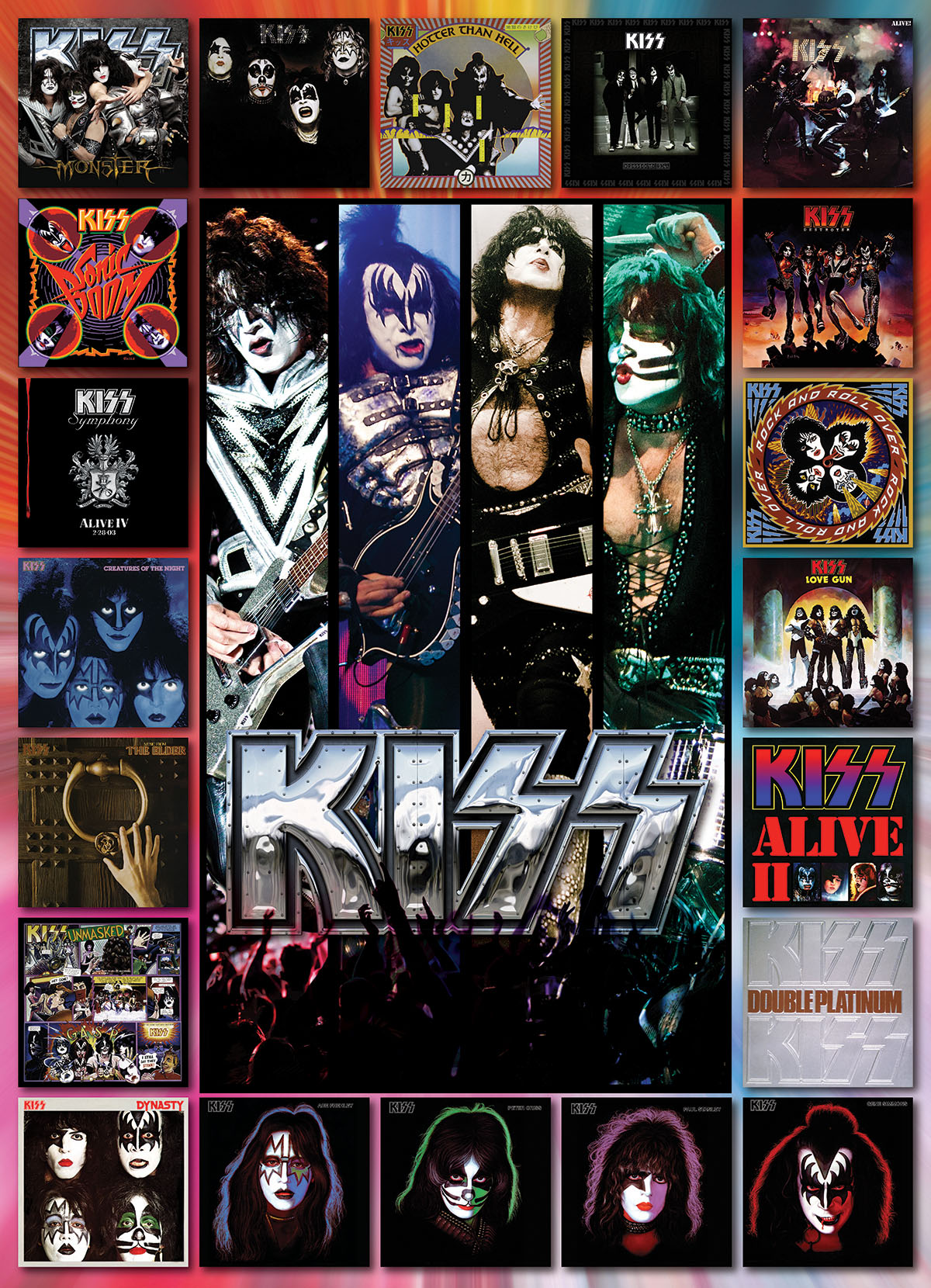 KISS The Albums Music Jigsaw Puzzle
