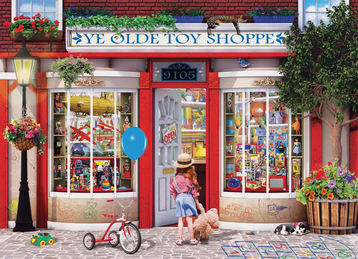 Ye Old Toy Shoppe Game & Toy Jigsaw Puzzle