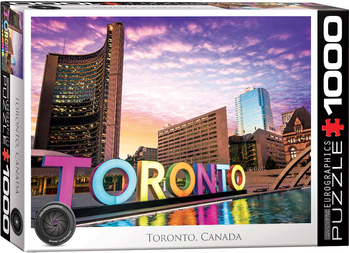 Toronto, Canada HDR Skyline / Cityscape Jigsaw Puzzle
