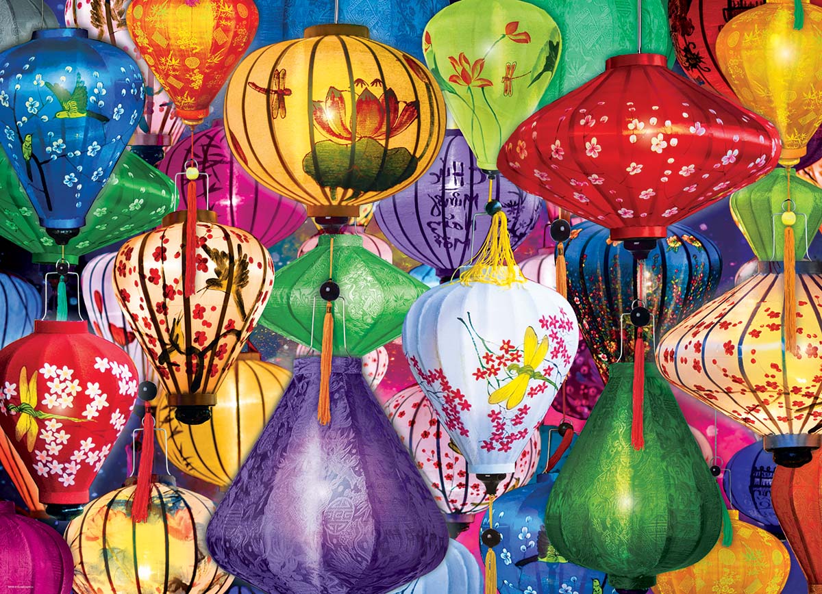 Asian Lanterns Asian Art Jigsaw Puzzle