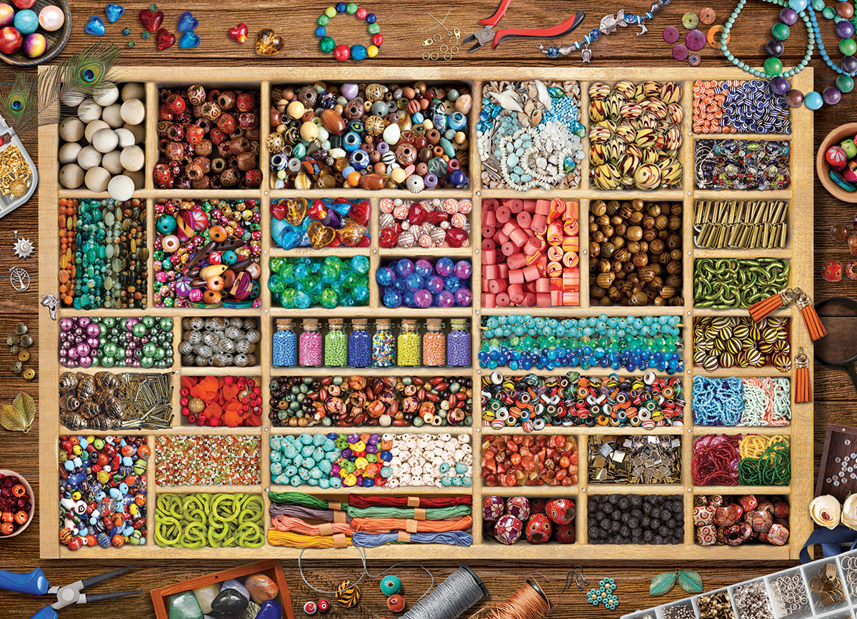 Bead Collection Quilting & Crafts Jigsaw Puzzle
