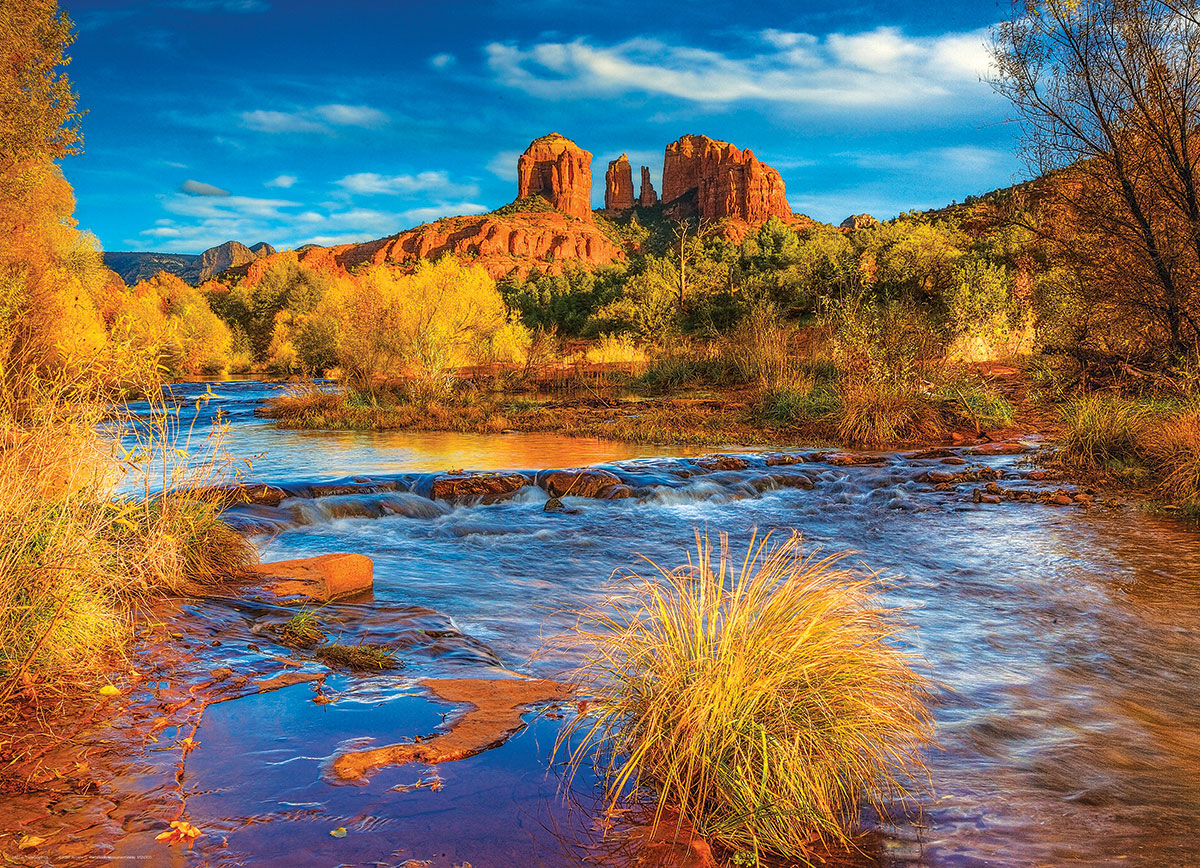 Red Rock Crossing Landscape Jigsaw Puzzle