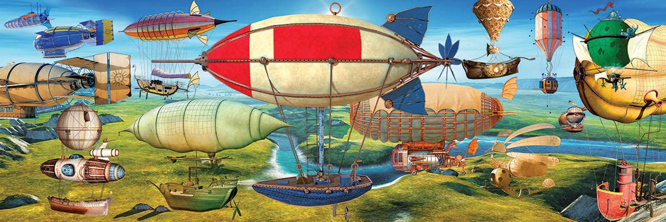 The Great Race Balloons Jigsaw Puzzle