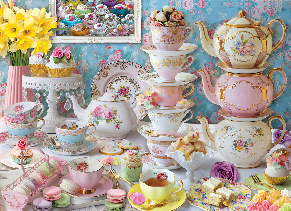 Tea Table Food and Drink Jigsaw Puzzle