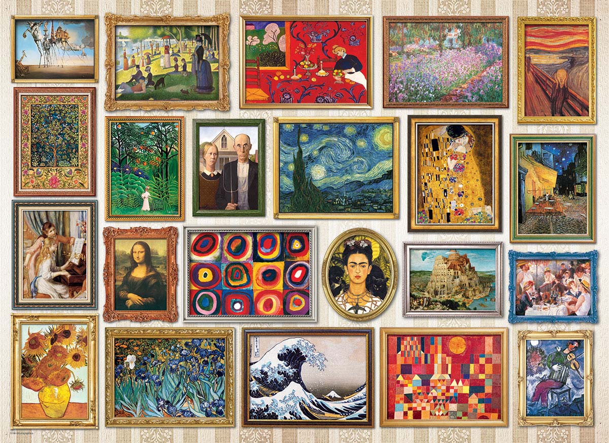 Masterpieces Fine Art Jigsaw Puzzle
