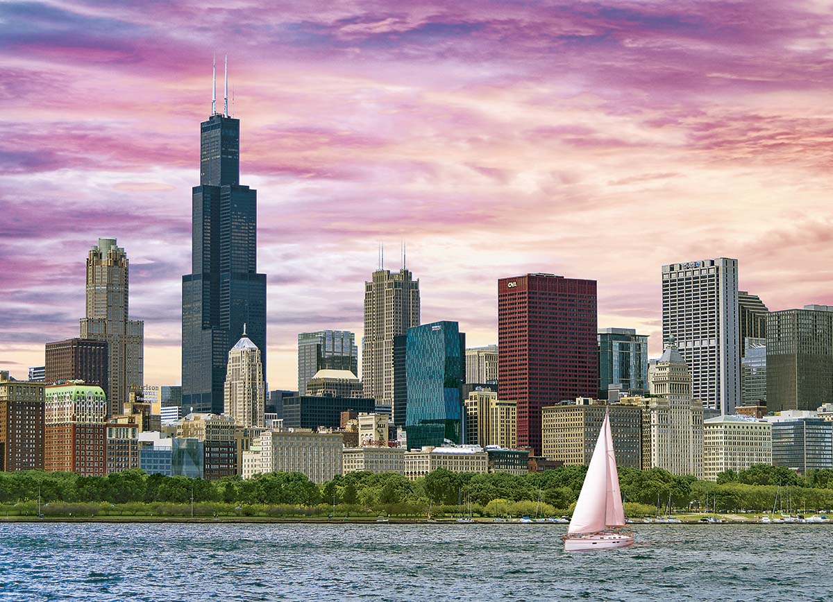 Chicago Skyline Chicago Jigsaw Puzzle