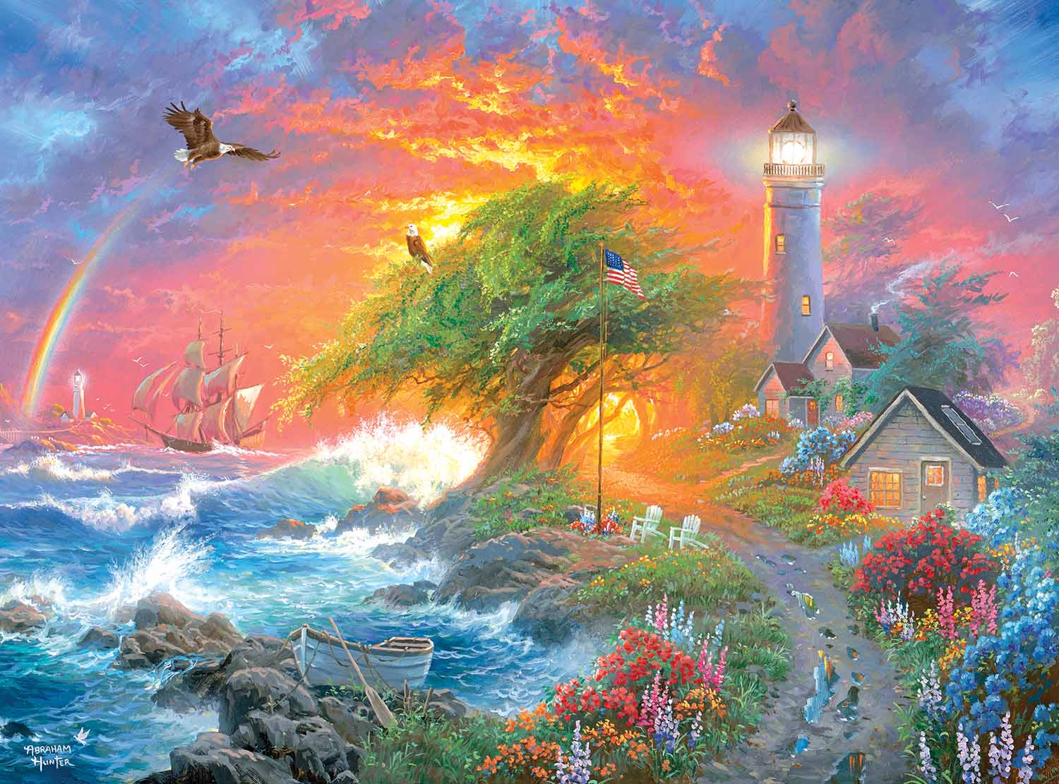 Coastal Light Lighthouse Jigsaw Puzzle