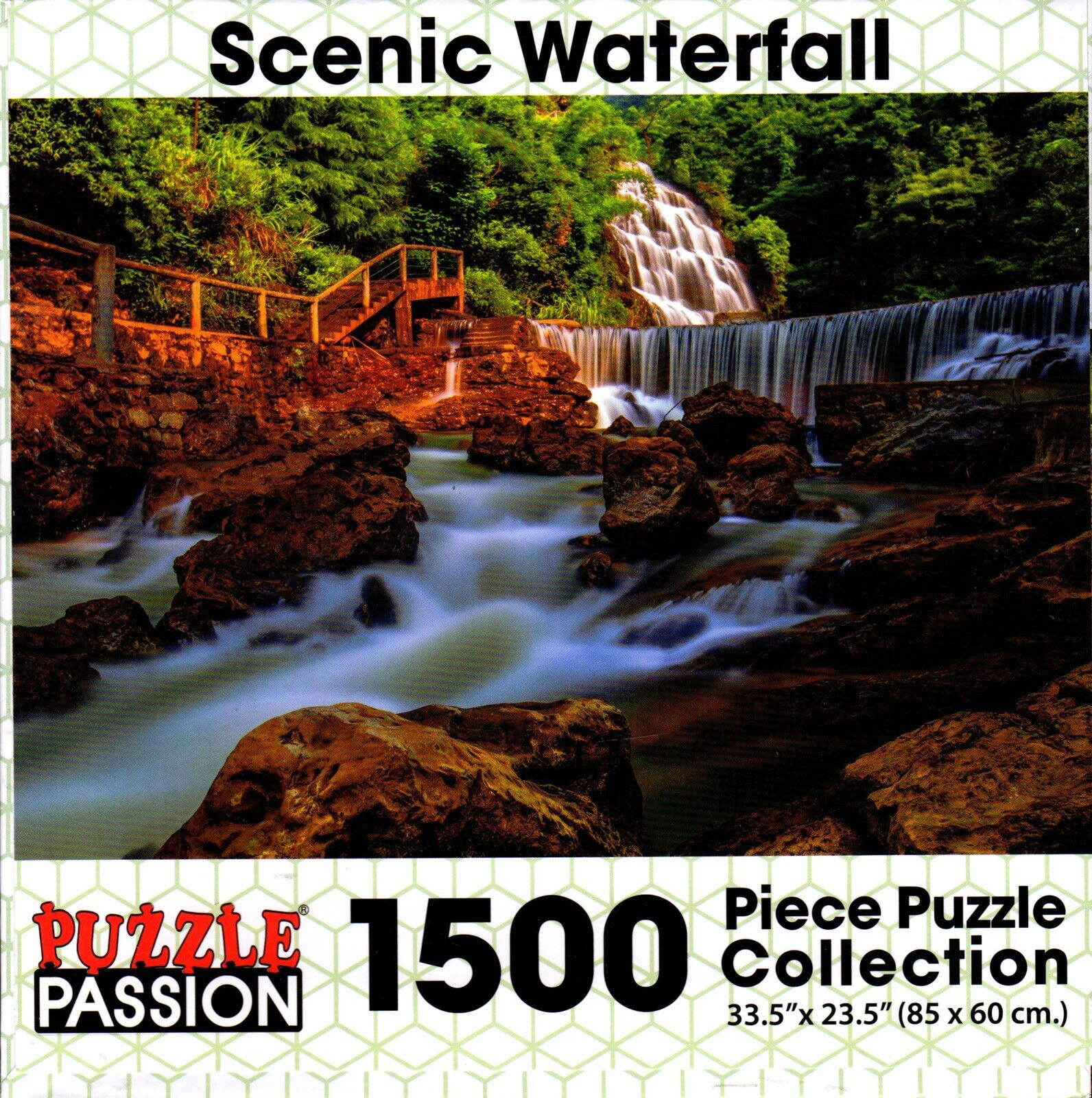 Scenic Waterfall Landscape Jigsaw Puzzle