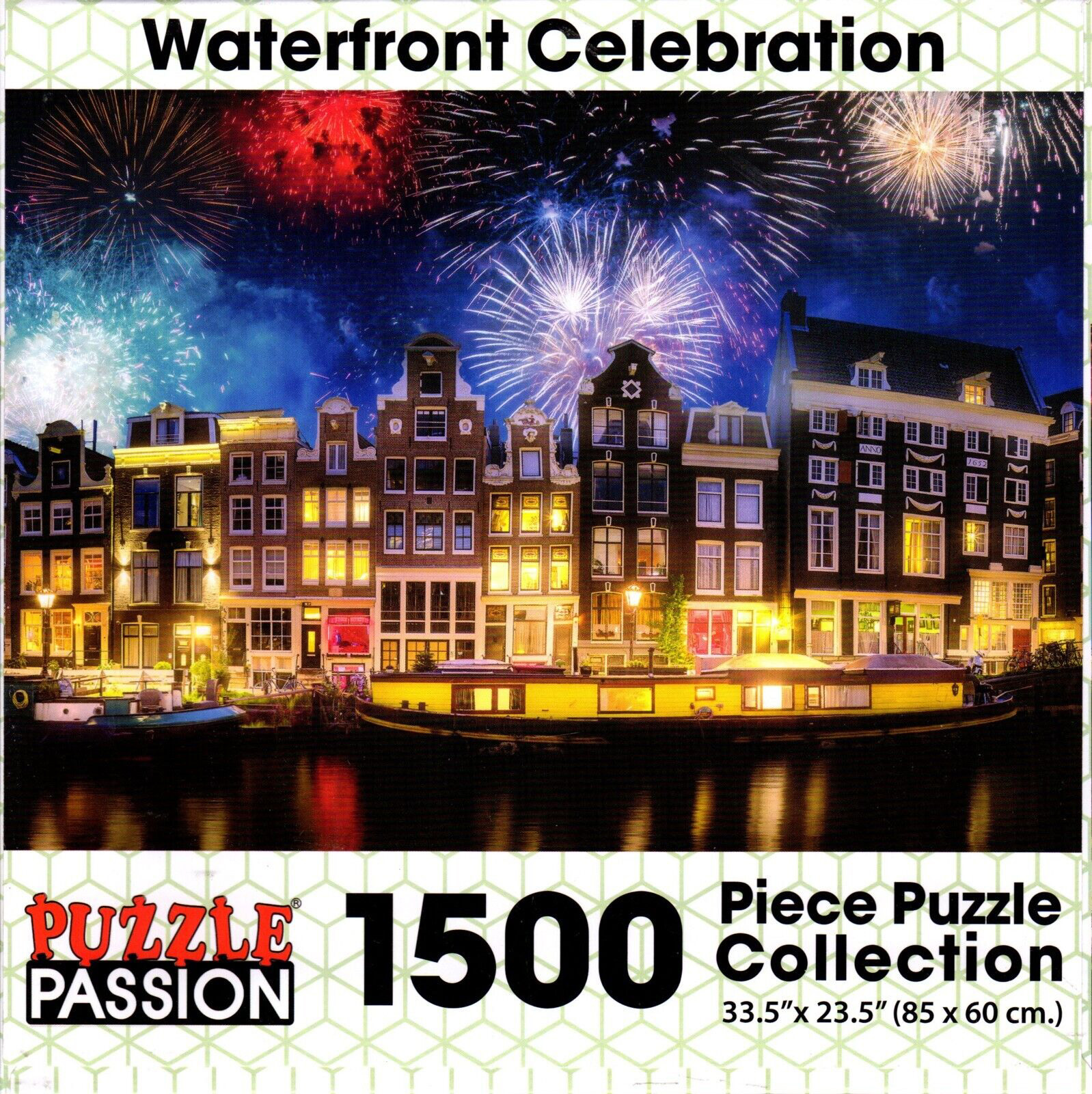 Waterfront Celebration Boat Jigsaw Puzzle