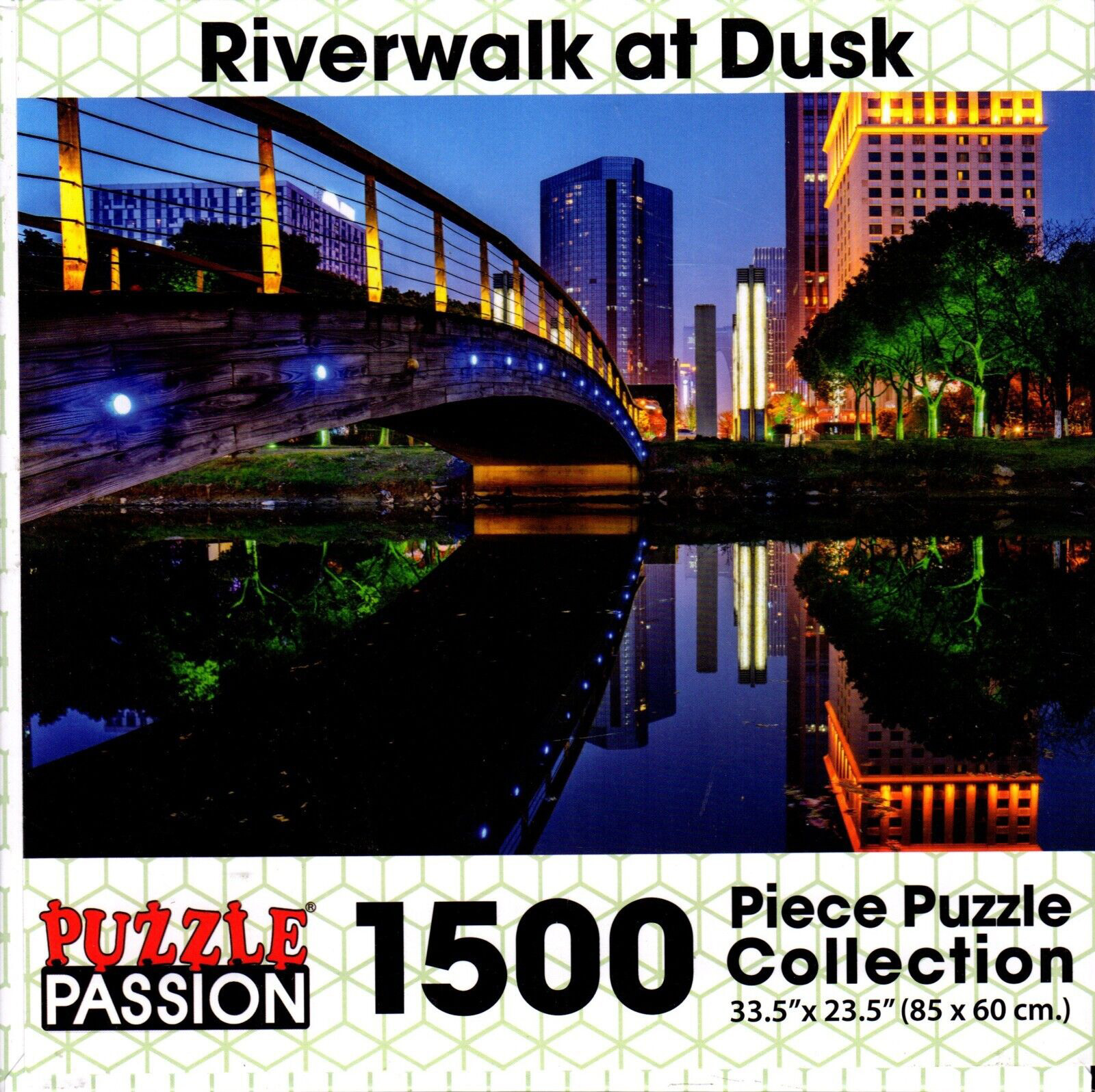 Riverwalk at Dusk Photography Jigsaw Puzzle