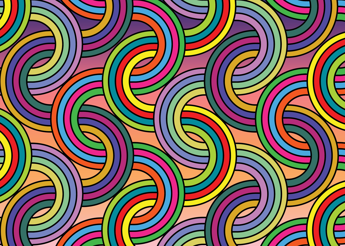 Loops Within Loops Puzzle Abstract Jigsaw Puzzle