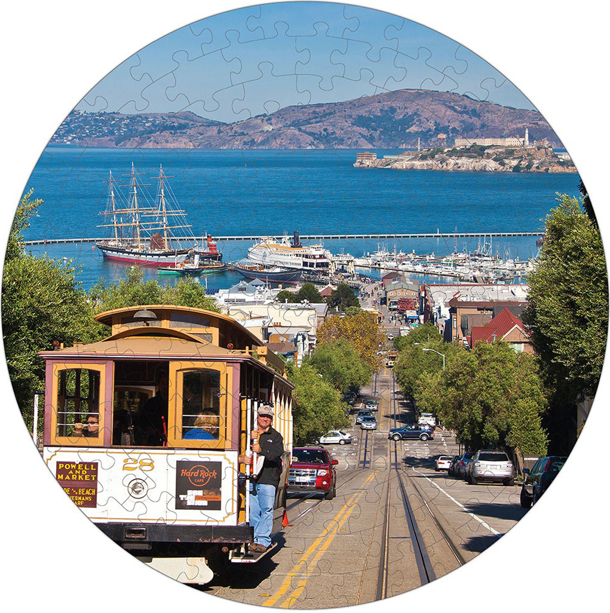 San Francisco Puzzle A•Round: Landmarks & Monuments Jigsaw Puzzle