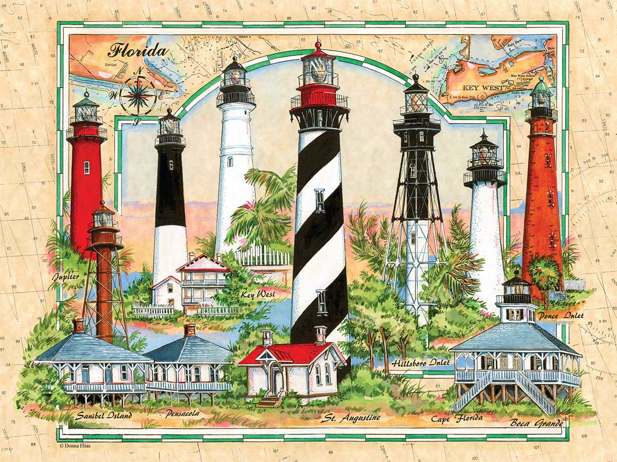 Florida Lighthouse Lighthouse Jigsaw Puzzle