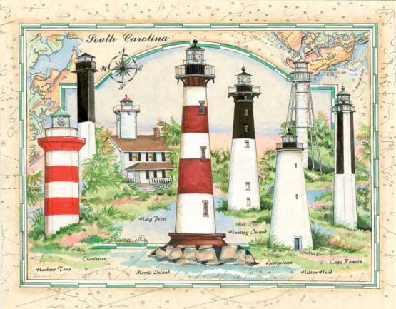 South Carolina Lighthouse 500 Pieces Heritage Puzzles Puzzle Warehouse   654497105245 