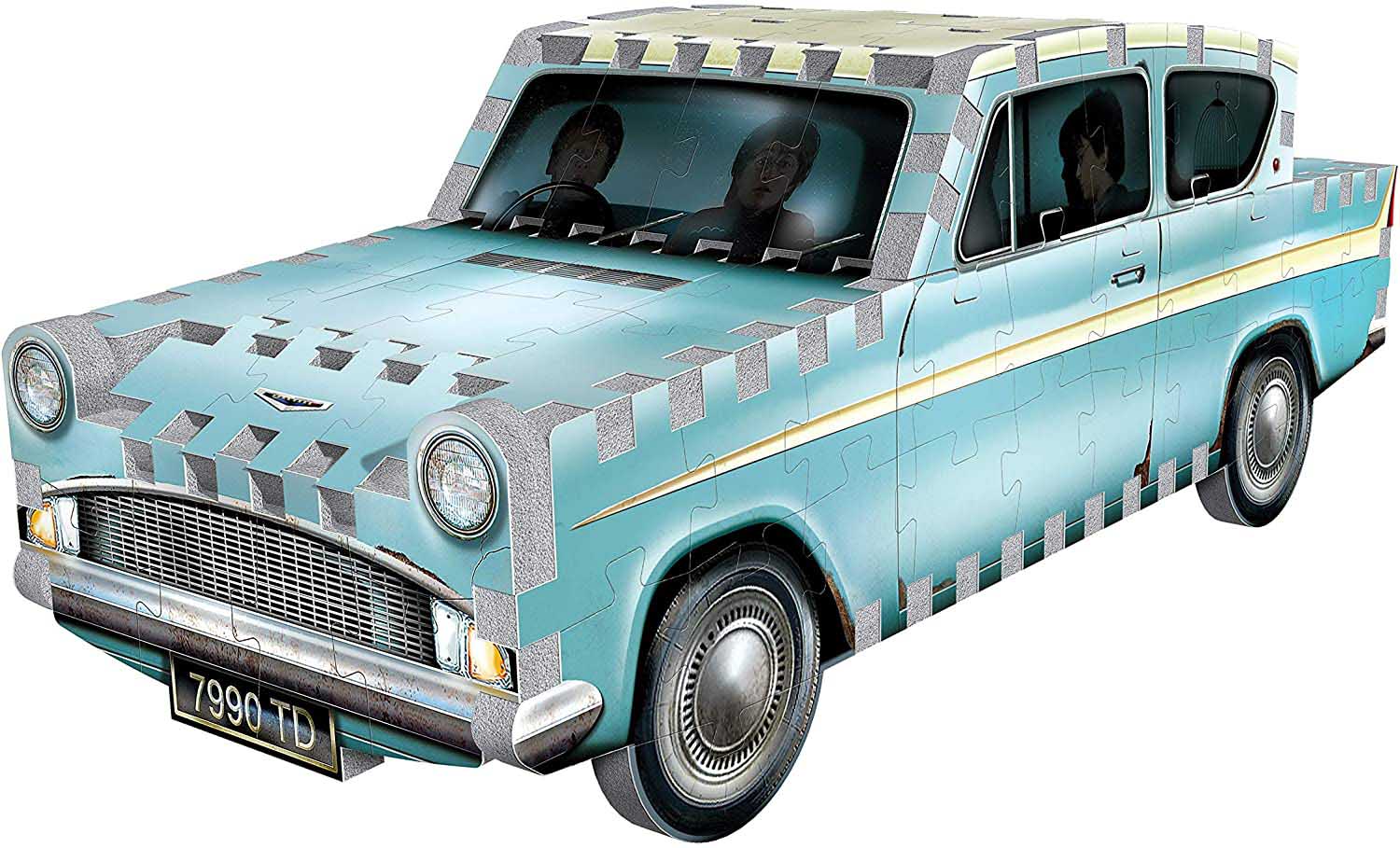 Flying Ford Anglia Car Jigsaw Puzzle