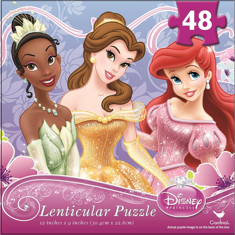 Disney Princess Lenticular Puzzle 48 Pcs 