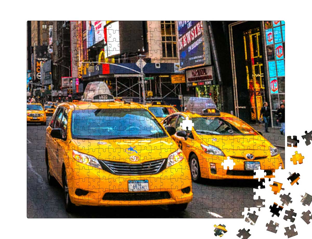 NYC Times Square 3D Puzzle New York Jigsaw Puzzle