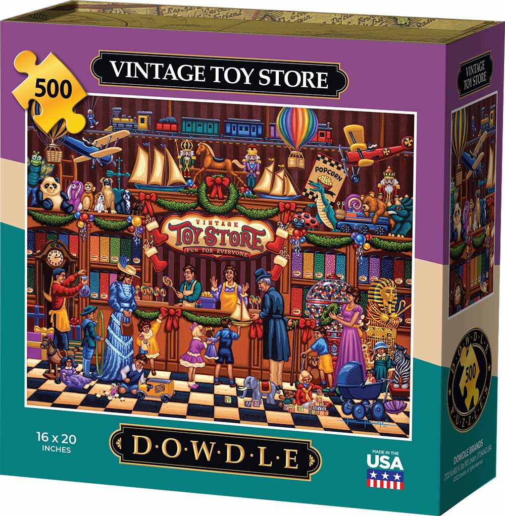 Vintage Toy Store Nostalgic & Retro Jigsaw Puzzle