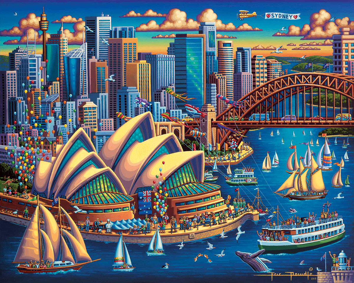Sydney Opera House Landmarks & Monuments Jigsaw Puzzle