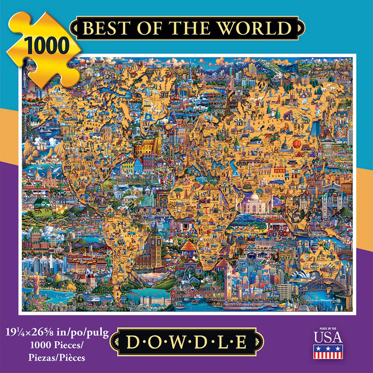Best of the World - Scratch and Dent Maps & Geography Jigsaw Puzzle