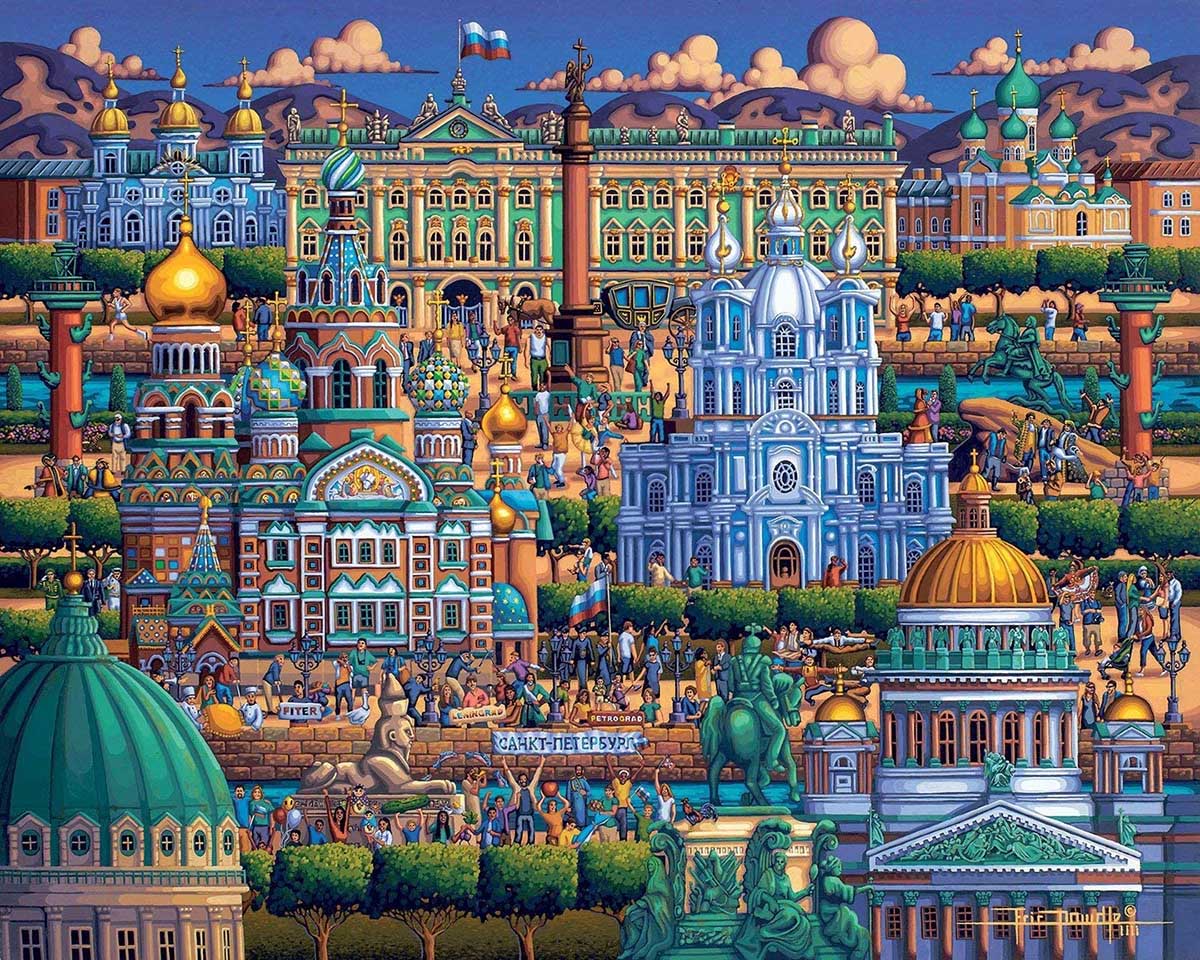 St Petersburg Russia Jigsaw Puzzle