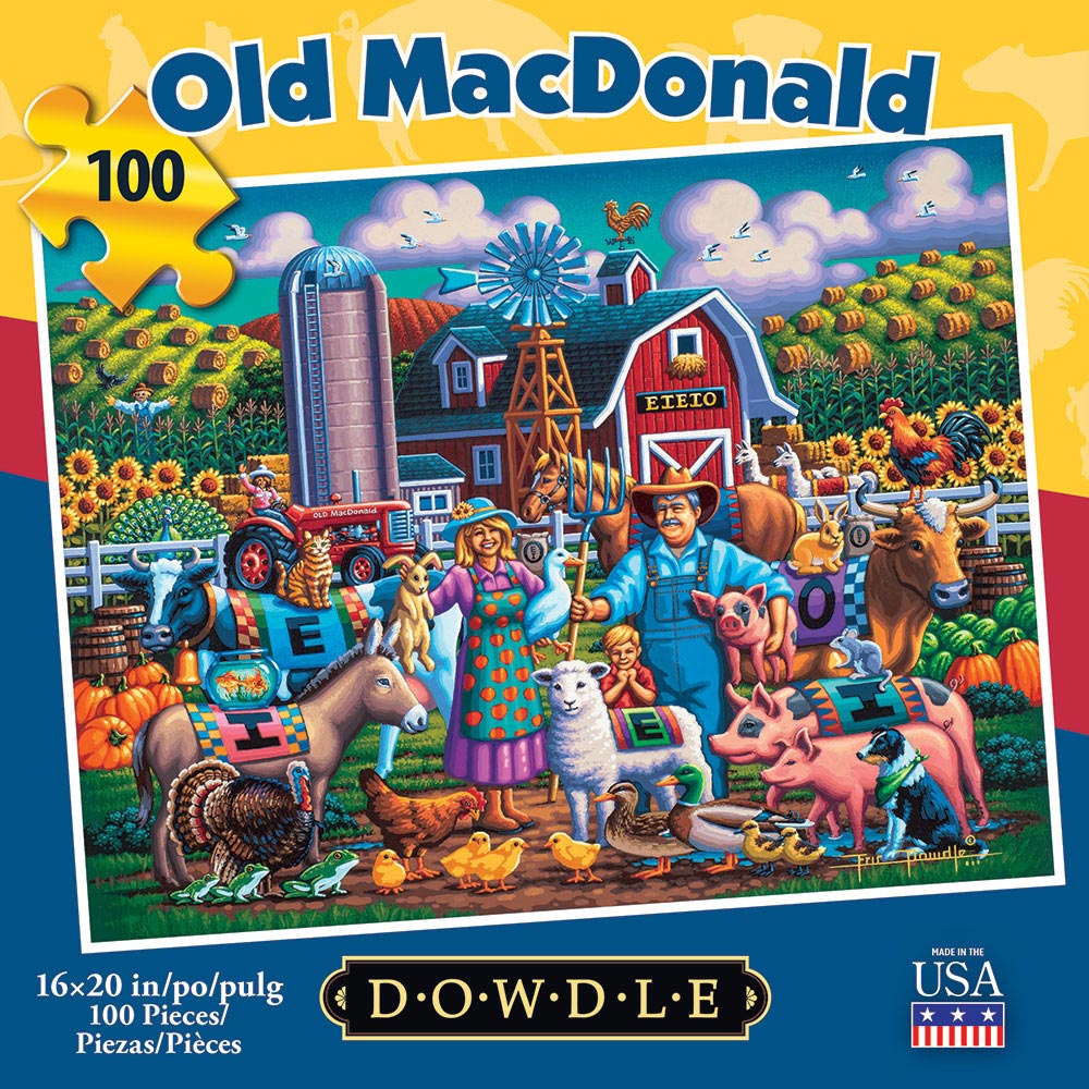 Old MacDonald - Scratch and Dent Americana Jigsaw Puzzle