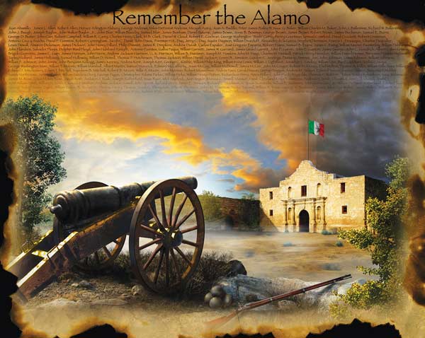 Remember the Alamo History Jigsaw Puzzle