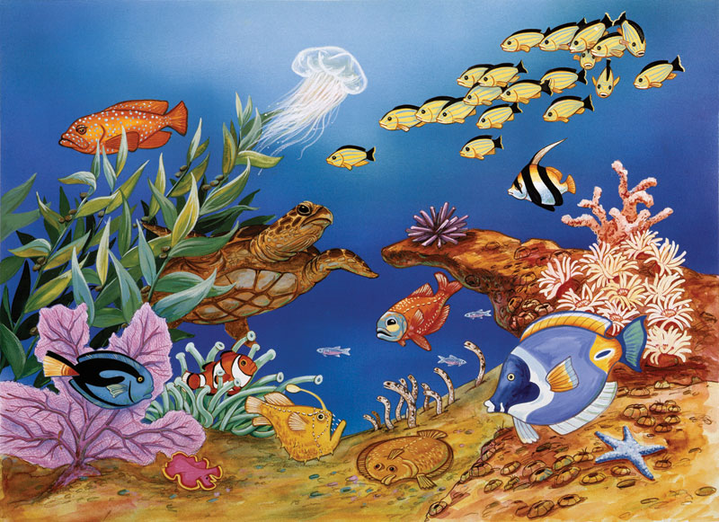 Crazy Aquarium - Spot & Find 100-Piece Puzzle