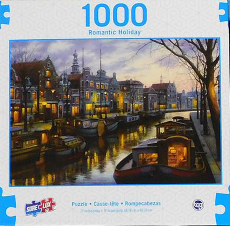 Canal Life Boat Jigsaw Puzzle