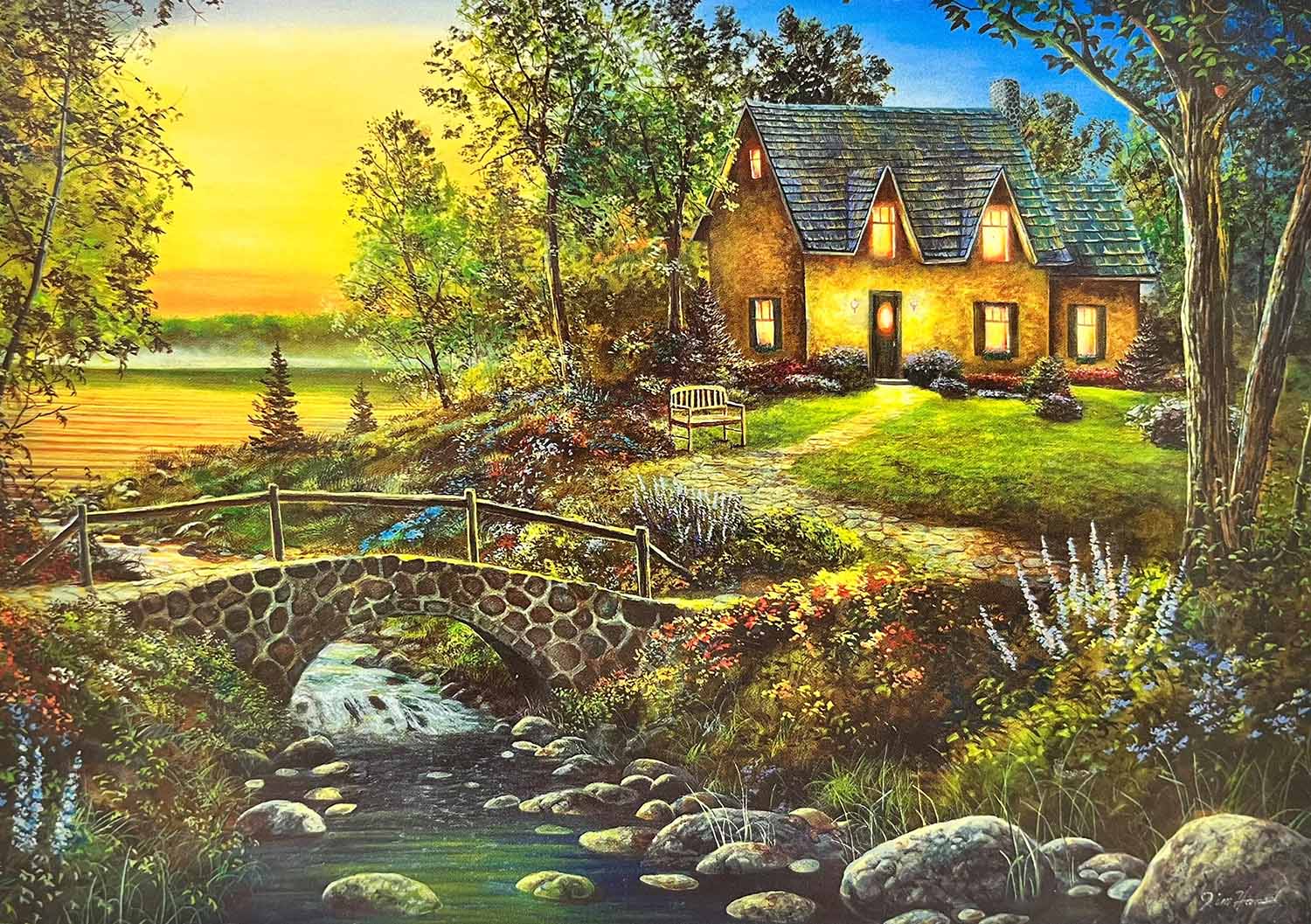 Stonybrook Cottage Cabin & Cottage Jigsaw Puzzle