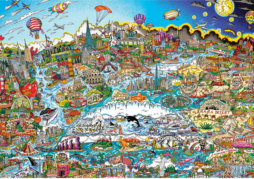 What a Wonderful World Travel Jigsaw Puzzle
