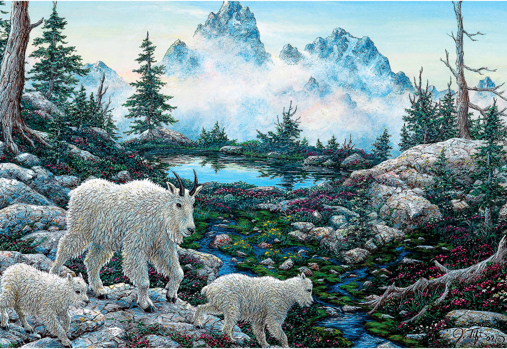 Alpine Country Animals Jigsaw Puzzle