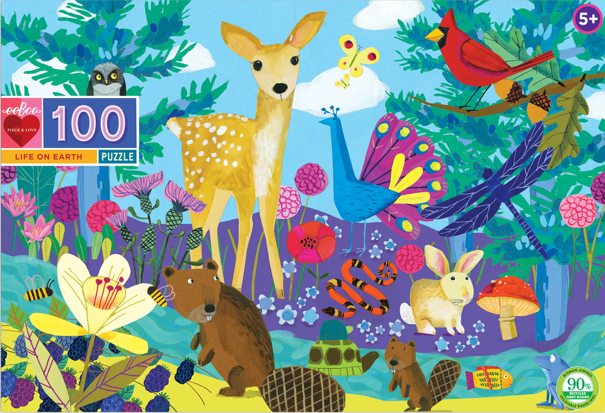Life on Earth Forest Animal Jigsaw Puzzle