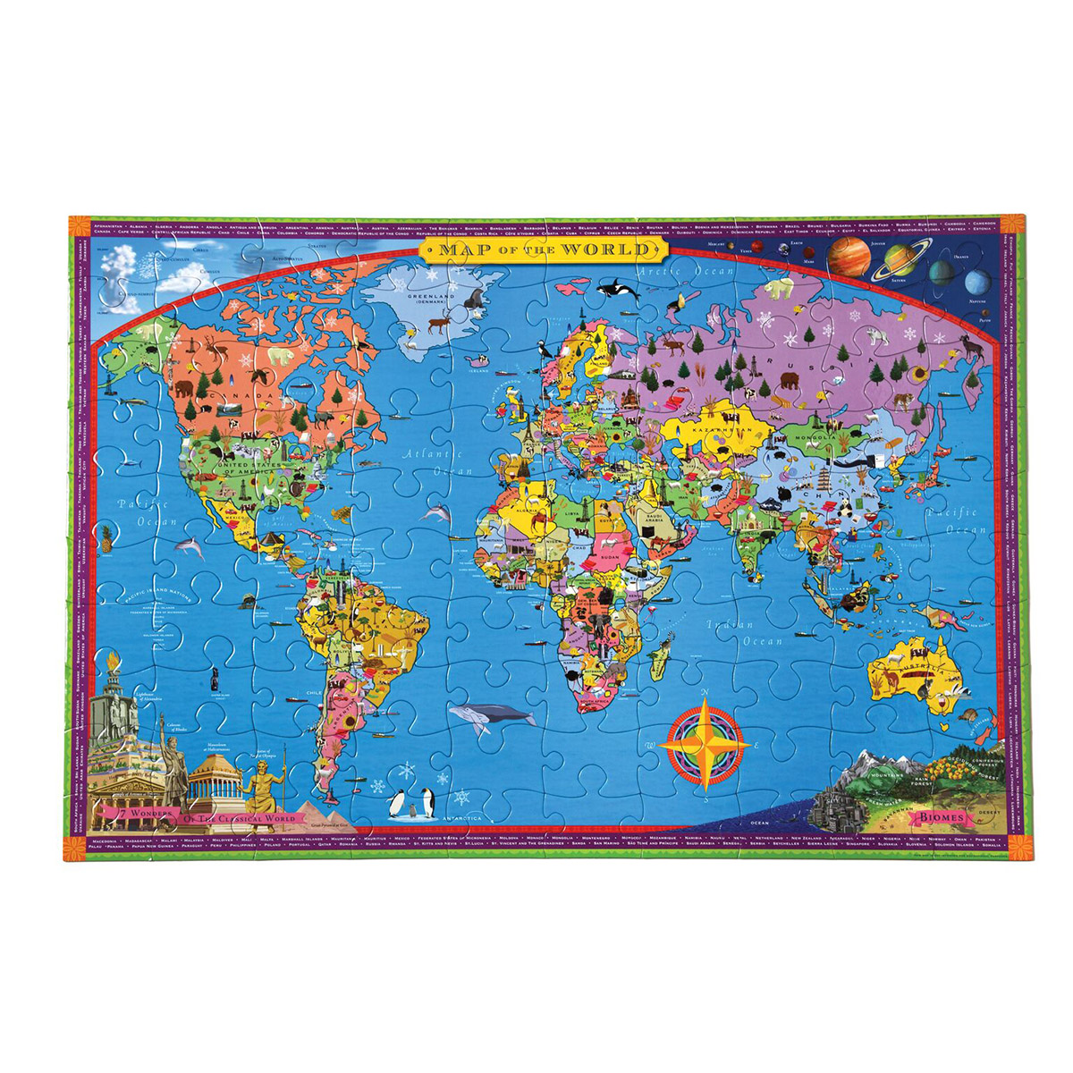World Map Maps & Geography Jigsaw Puzzle