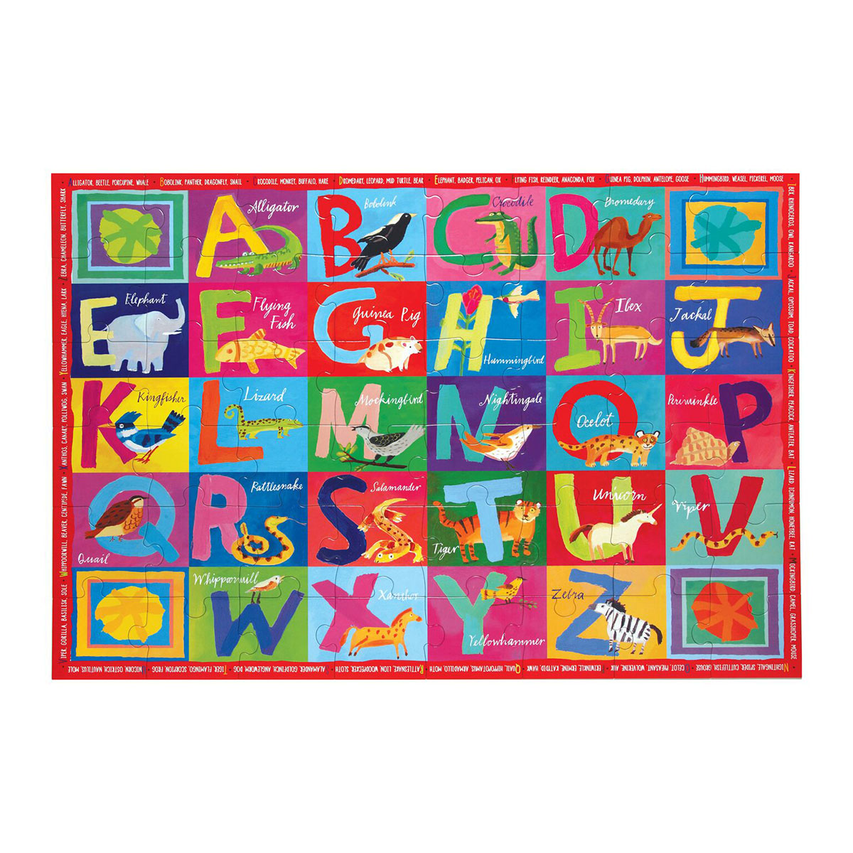 Alphabet Giant Giant Puzzle, 48 Pieces, eeBoo | Puzzle Warehouse