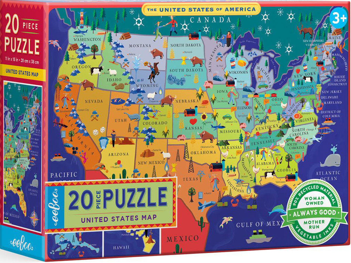 Washington, DC MetroPuzzle United States Jigsaw Puzzle By Geo Toys