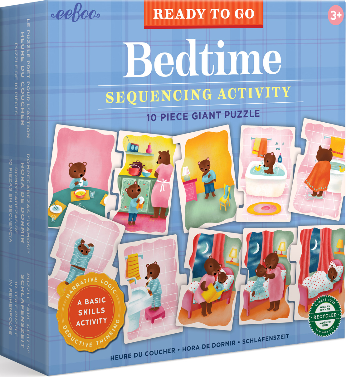 Ready to Go Puzzle - Bedtime Educational Jigsaw Puzzle
