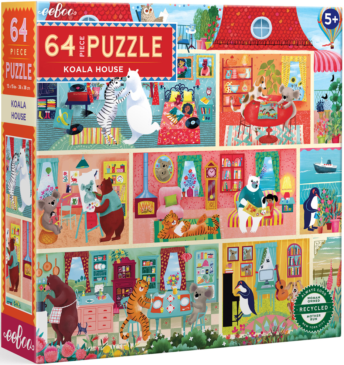 Koala House Animals Jigsaw Puzzle