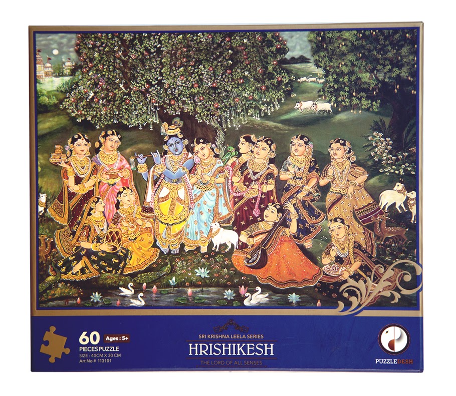 Hrishikesh Puzzle (Sri Krishna Leela Series) Cultural Art Jigsaw Puzzle