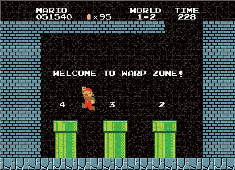 Super Mario Bros. World 1-2 Puzzle