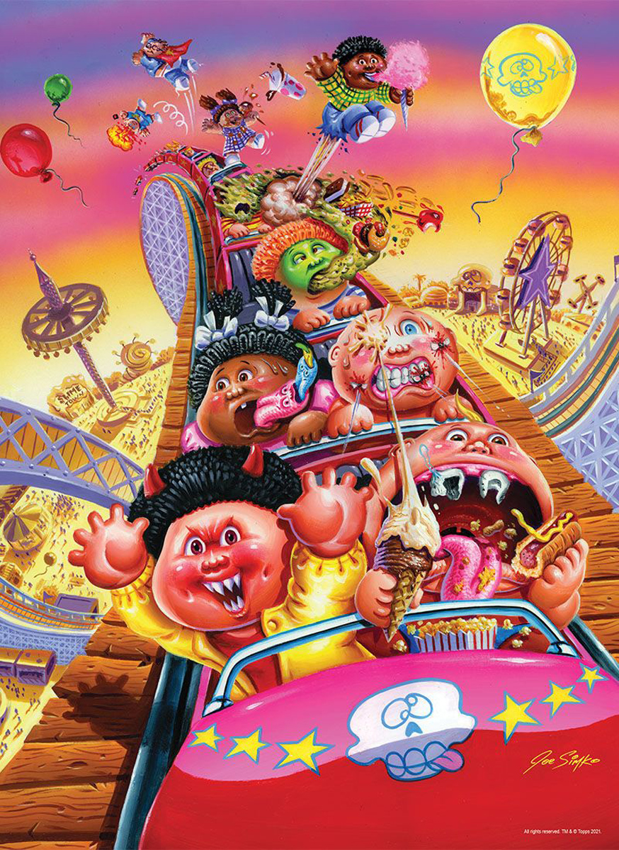 Garbage Pail Kids "Thrills and Chills" Movies & TV Jigsaw Puzzle