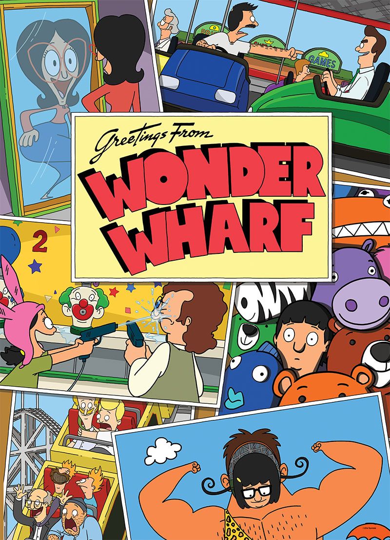 Bob's Burgers "Greetings From Wonder Wharf" Movies & TV Jigsaw Puzzle
