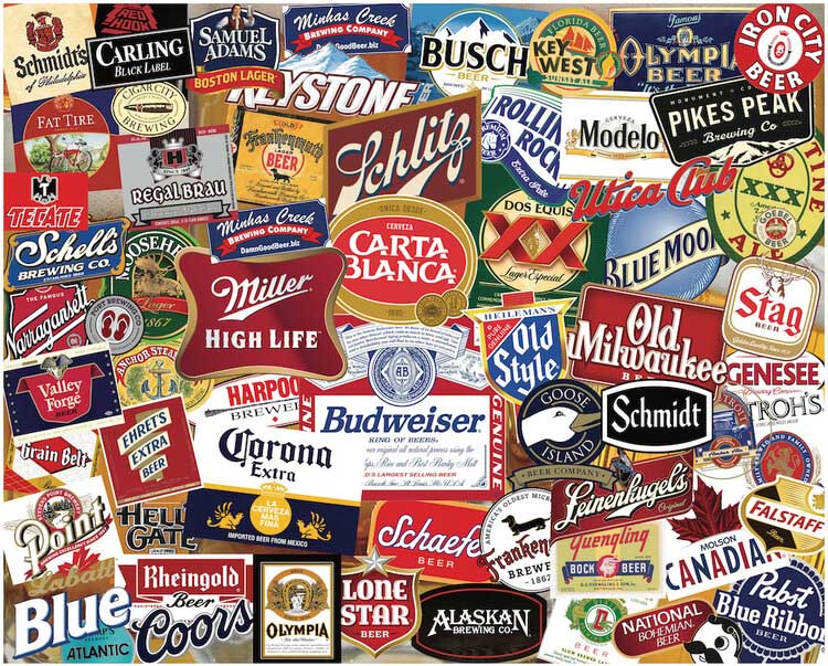 American Beer Labels - Scratch and Dent