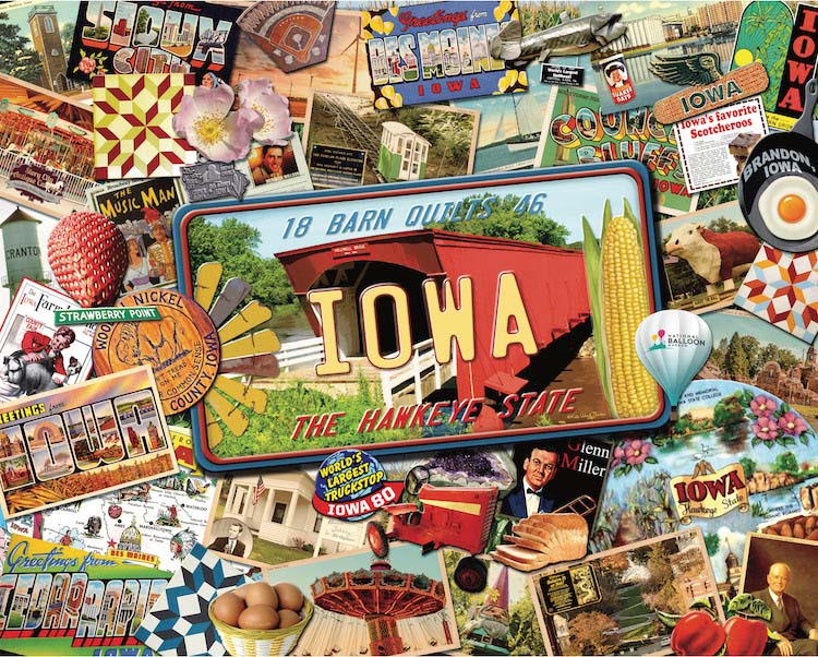 Iowa United States Jigsaw Puzzle