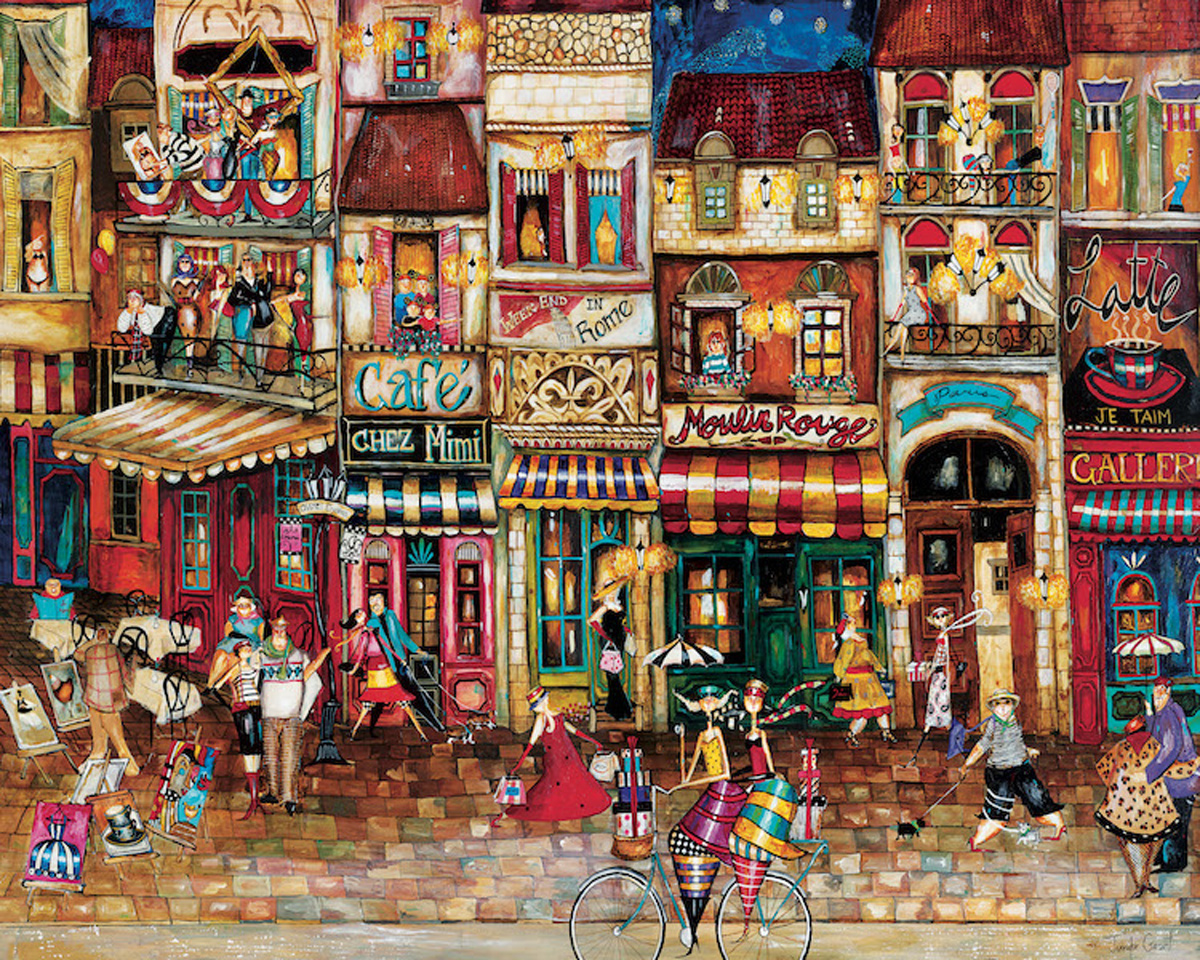 Streets of France Paris & France Jigsaw Puzzle