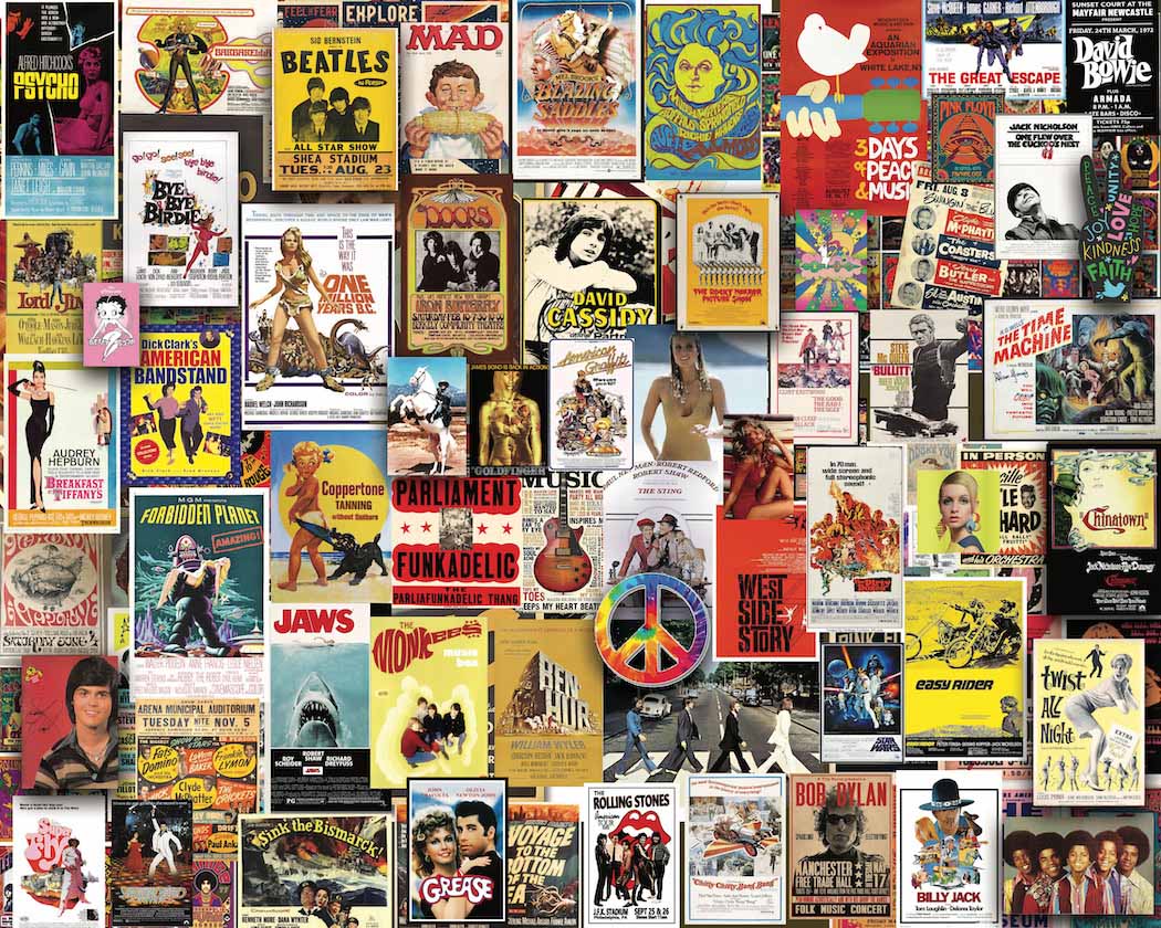 Boomers' Favorite Posters  Nostalgic & Retro Jigsaw Puzzle