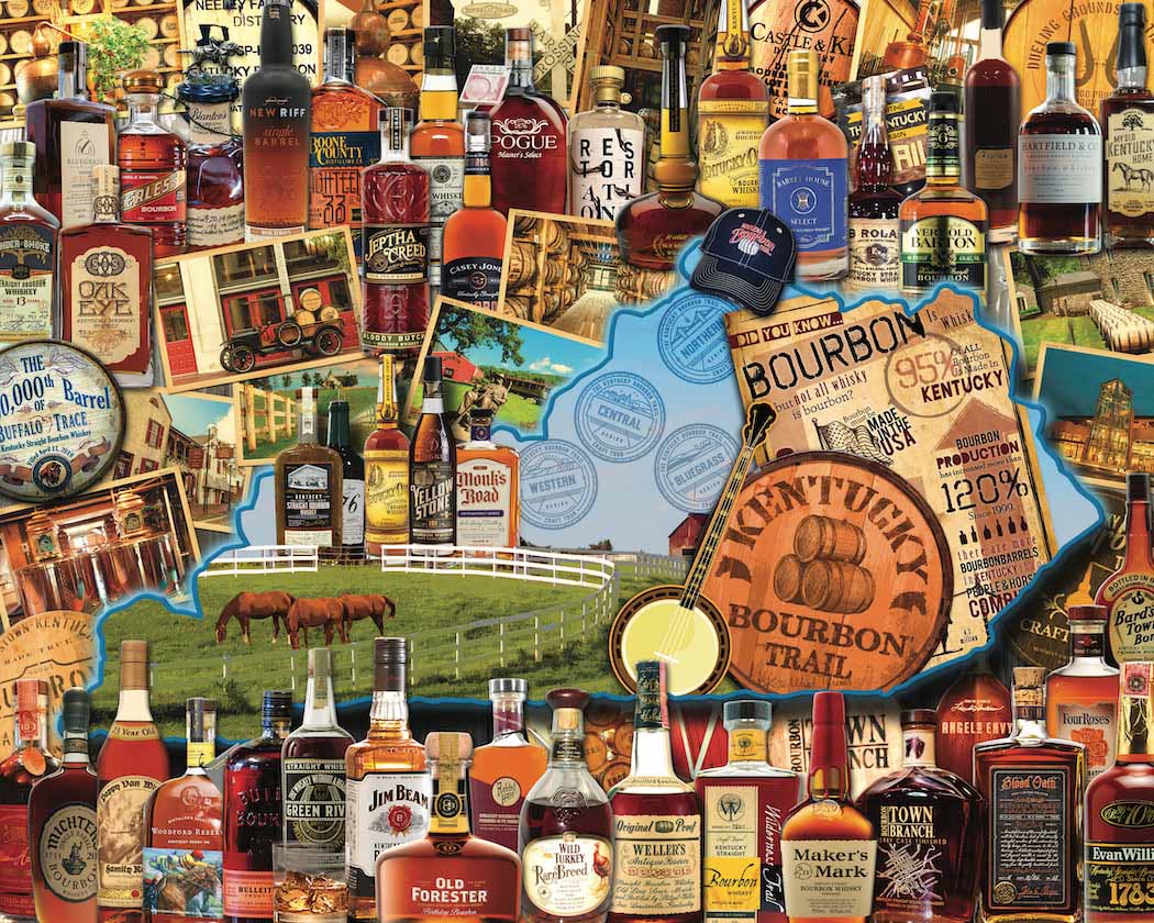 Bourbon Trail  Drinks & Adult Beverage Jigsaw Puzzle