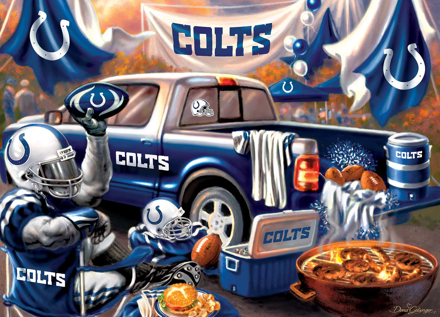 Indianapolis Colts Gameday Football Jigsaw Puzzle
