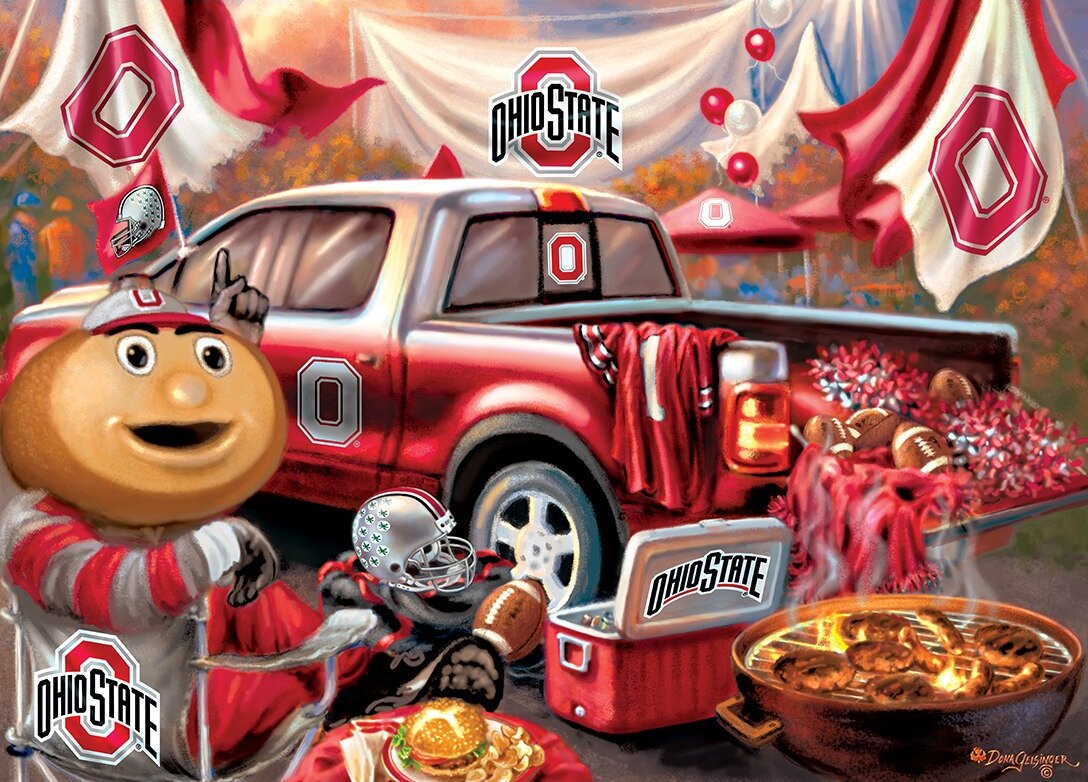 Ohio State Gameday - Scratch and Dent Sports Jigsaw Puzzle
