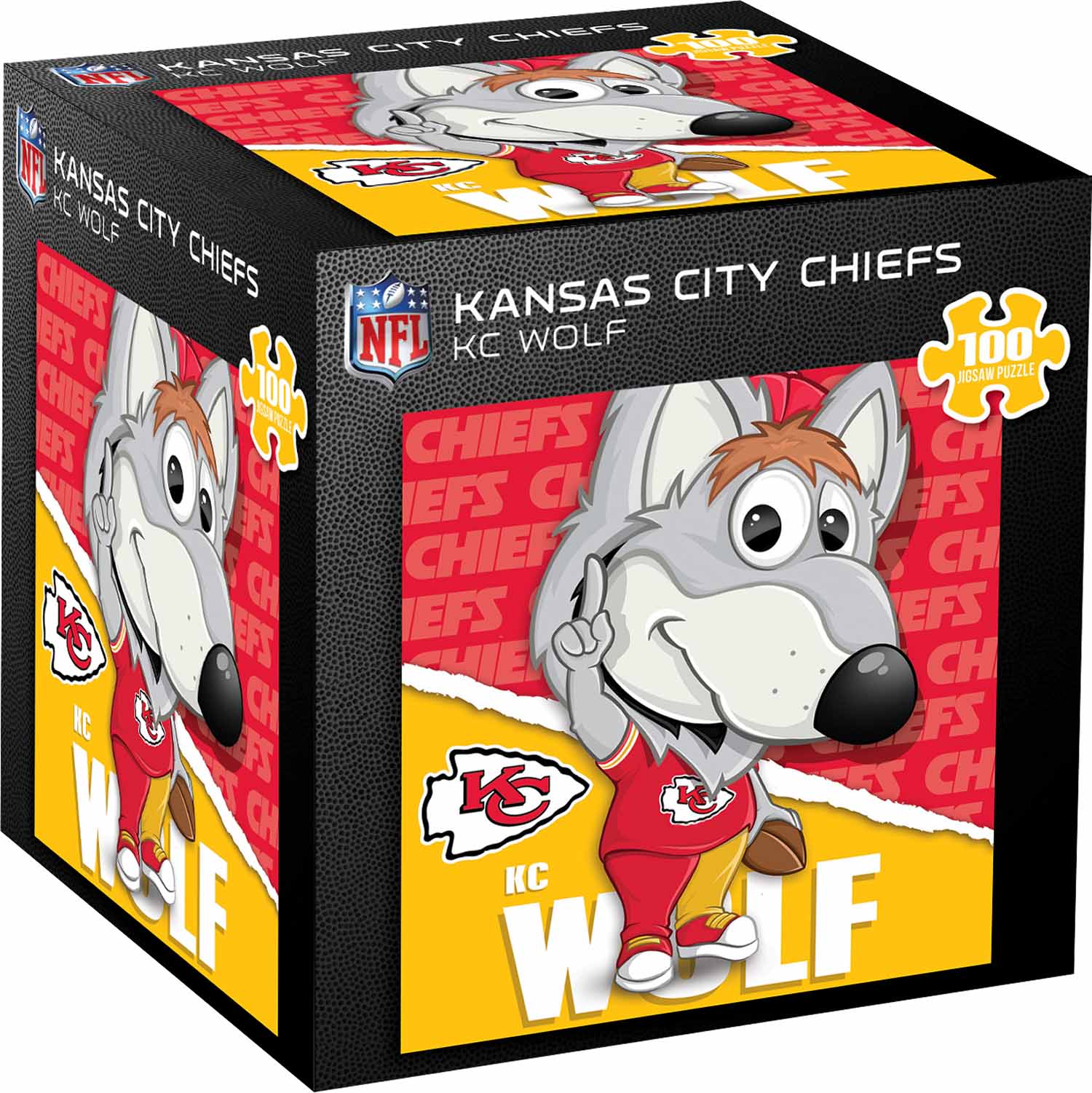 Kansas City Chiefs NFL Mascot , 100 Pieces, MasterPieces | Puzzle Warehouse